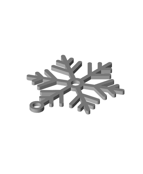 Snow flake.stl 3d model