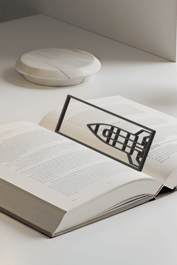 Statue Of Liberty Bookmark, Creativity Bookmark, Gift Idea 3d model
