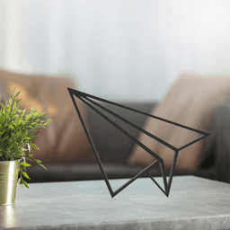Origami Line Art, Modern, Minimalist 3d model