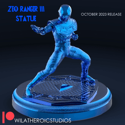 Zeo Ranger III Statue 3d model