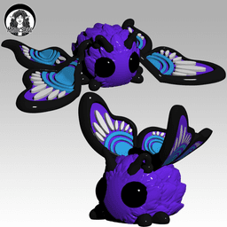Butterfly Puff - Exclusive Model 3d model