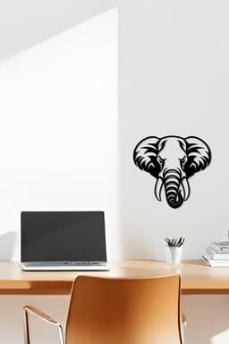 Elephant Wall Art, Wall Decor, Home Decor 3d model