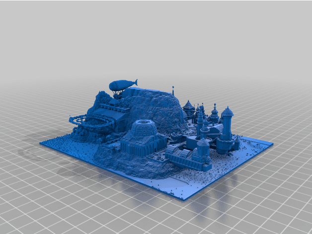 Minecraft Canterlot 3d model