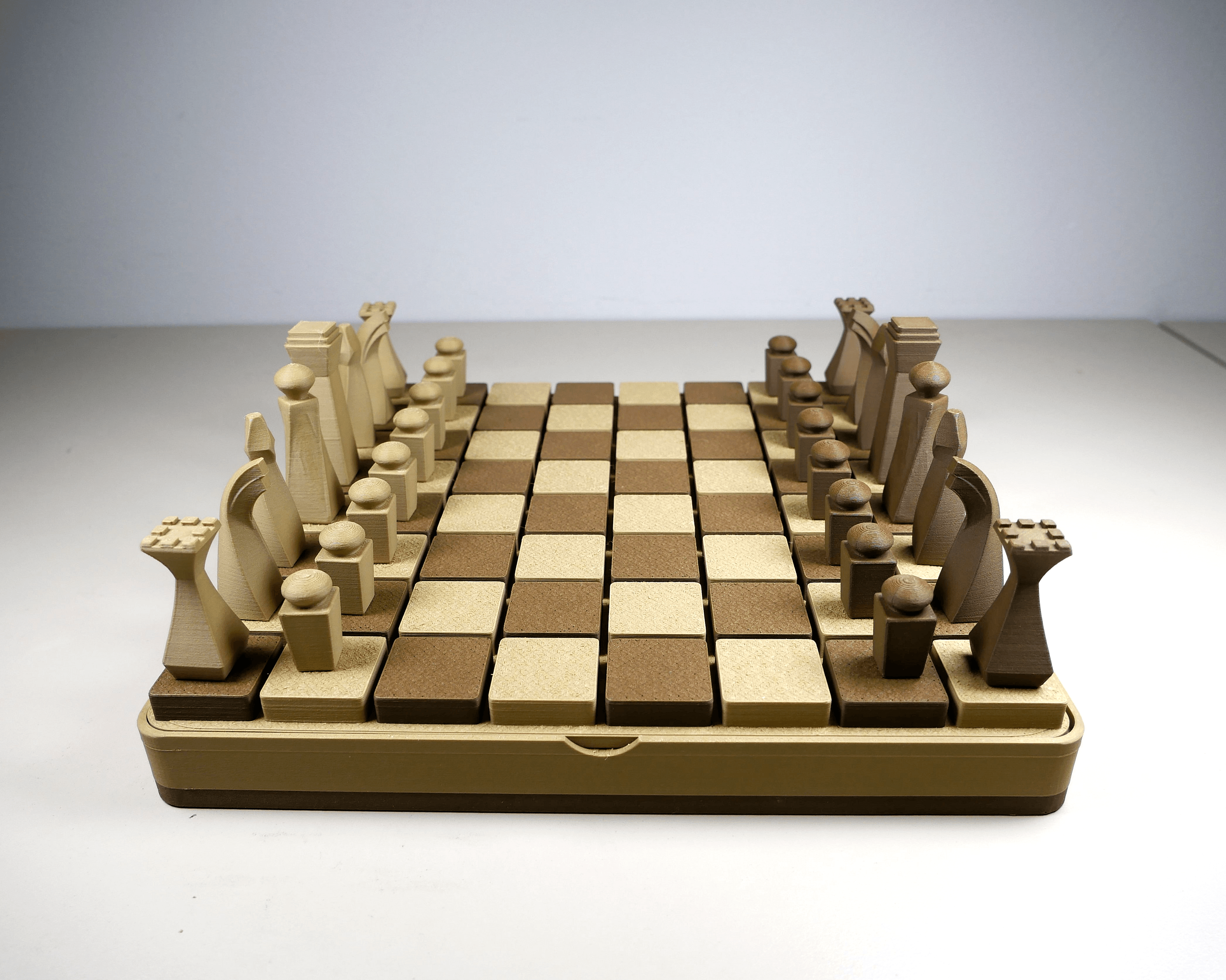 Forma Chess Set with Box 3d model