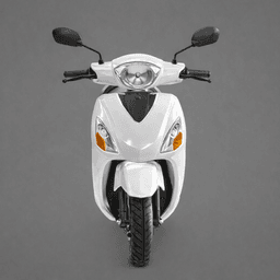 Modern White Electric Scooter 3d model