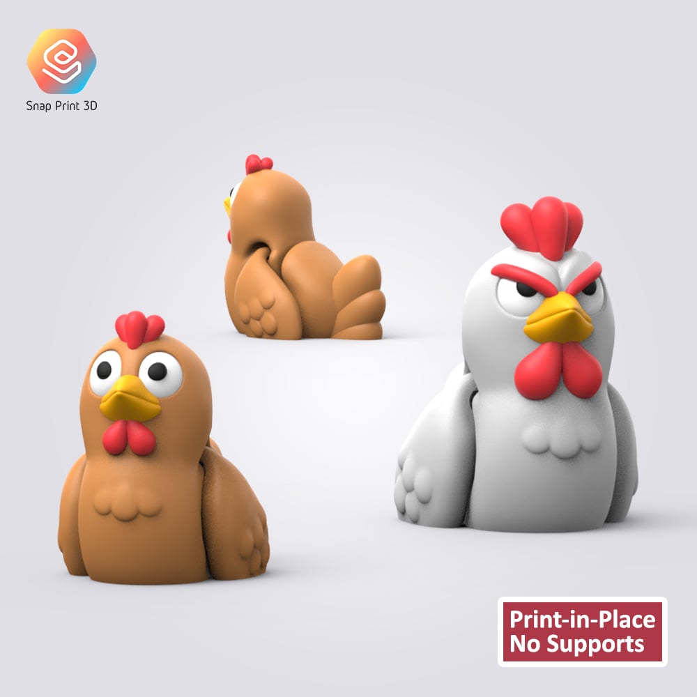 Flexi Chicken 3d model