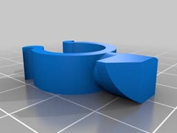 80/20 drop in 30mm wire holder 3d model