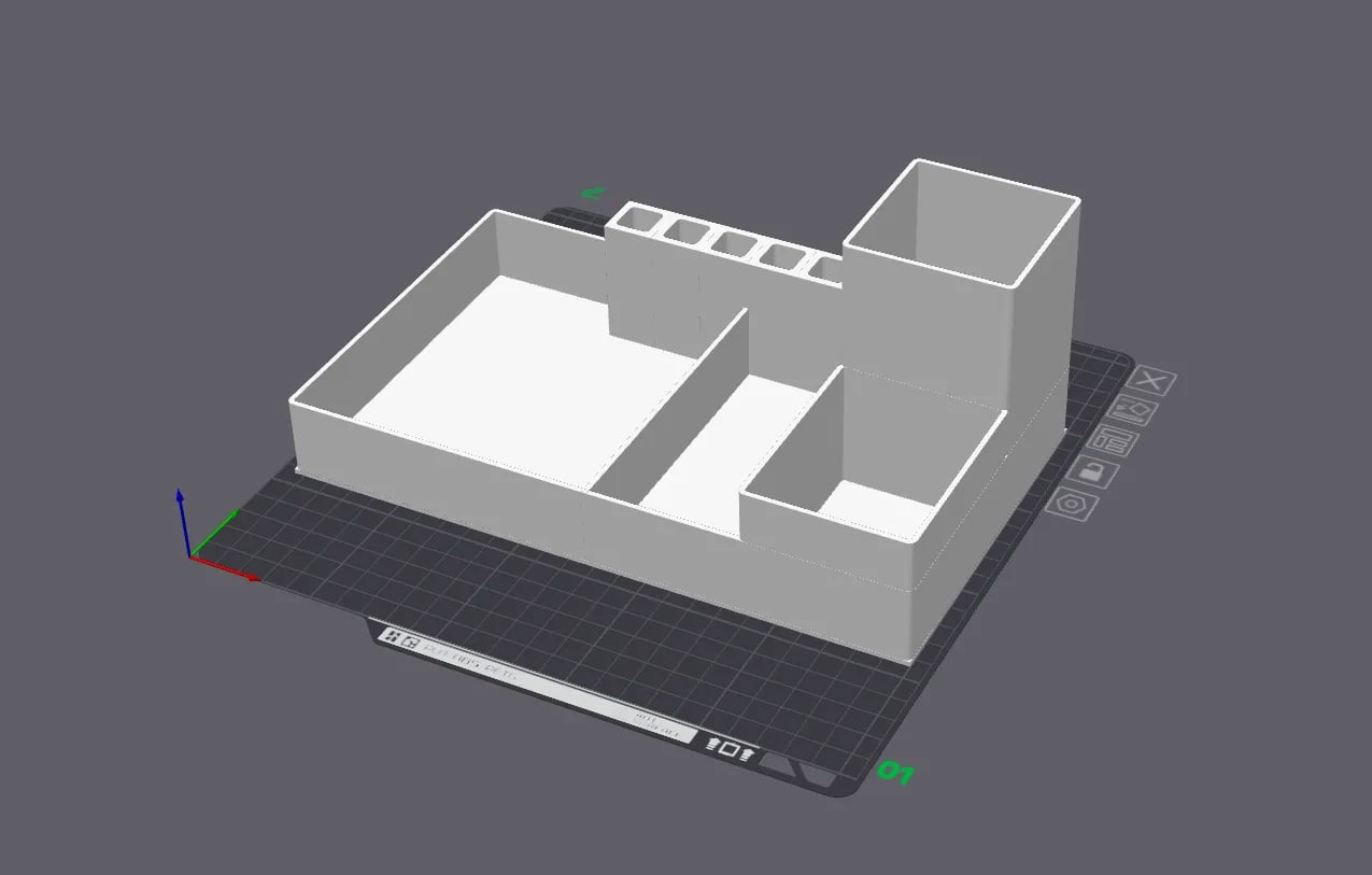 Desk & Tools Organiser 3d model