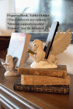 Pegasus Book/Tablet Holder 3d model