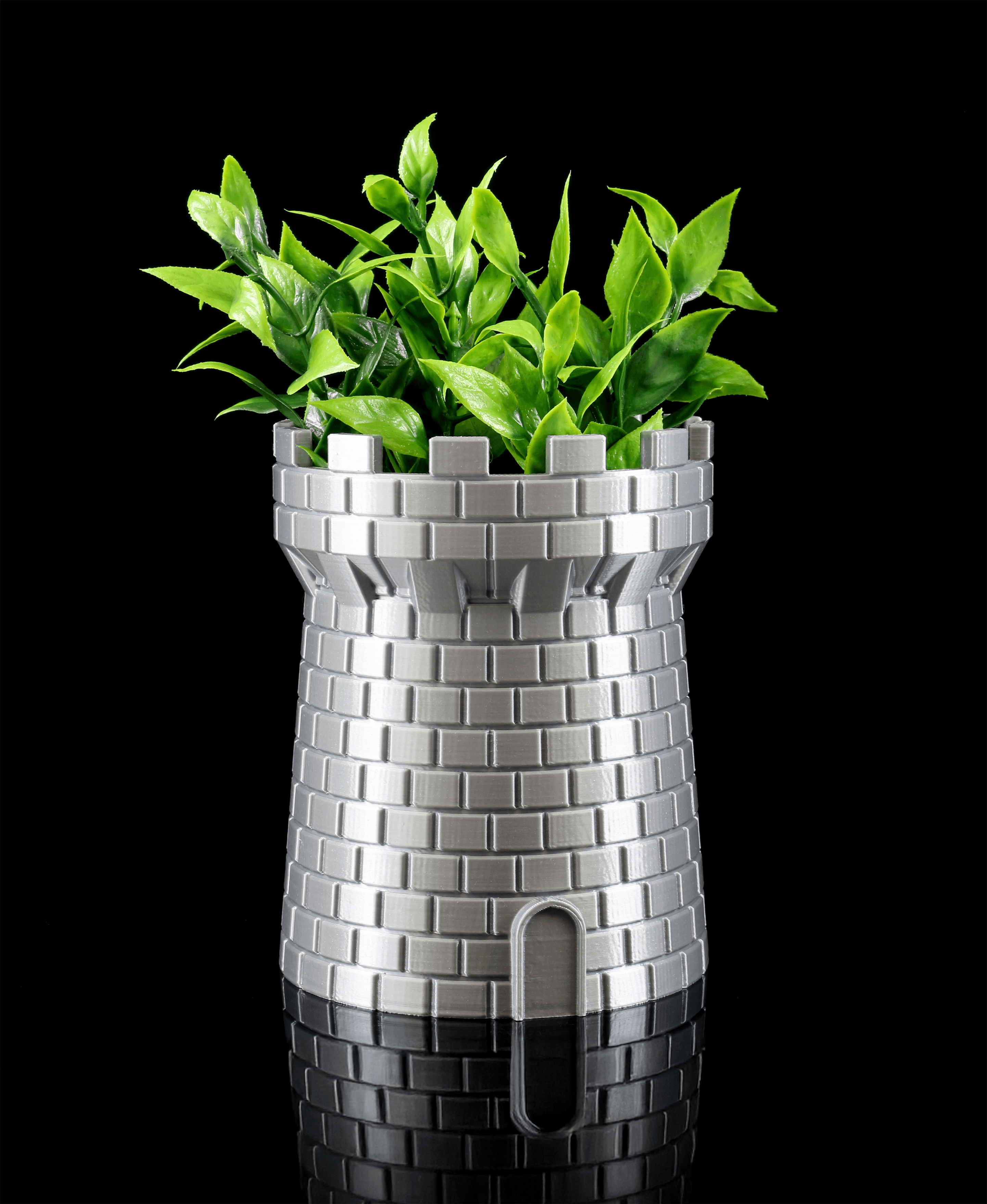 Castle Tower Organizer / Planter 3d model