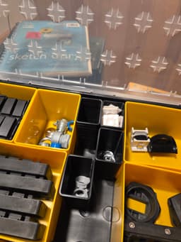 Harbor Freight Storage Bin 1x1 Large 3d model