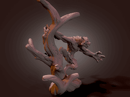 Werewolf1_with_fur.stl 3d model