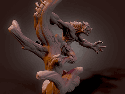 Werewolf1_with_fur.stl 3d model
