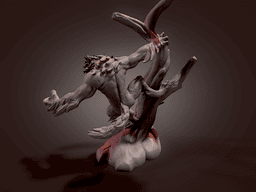 Werewolf1_with_fur.stl 3d model