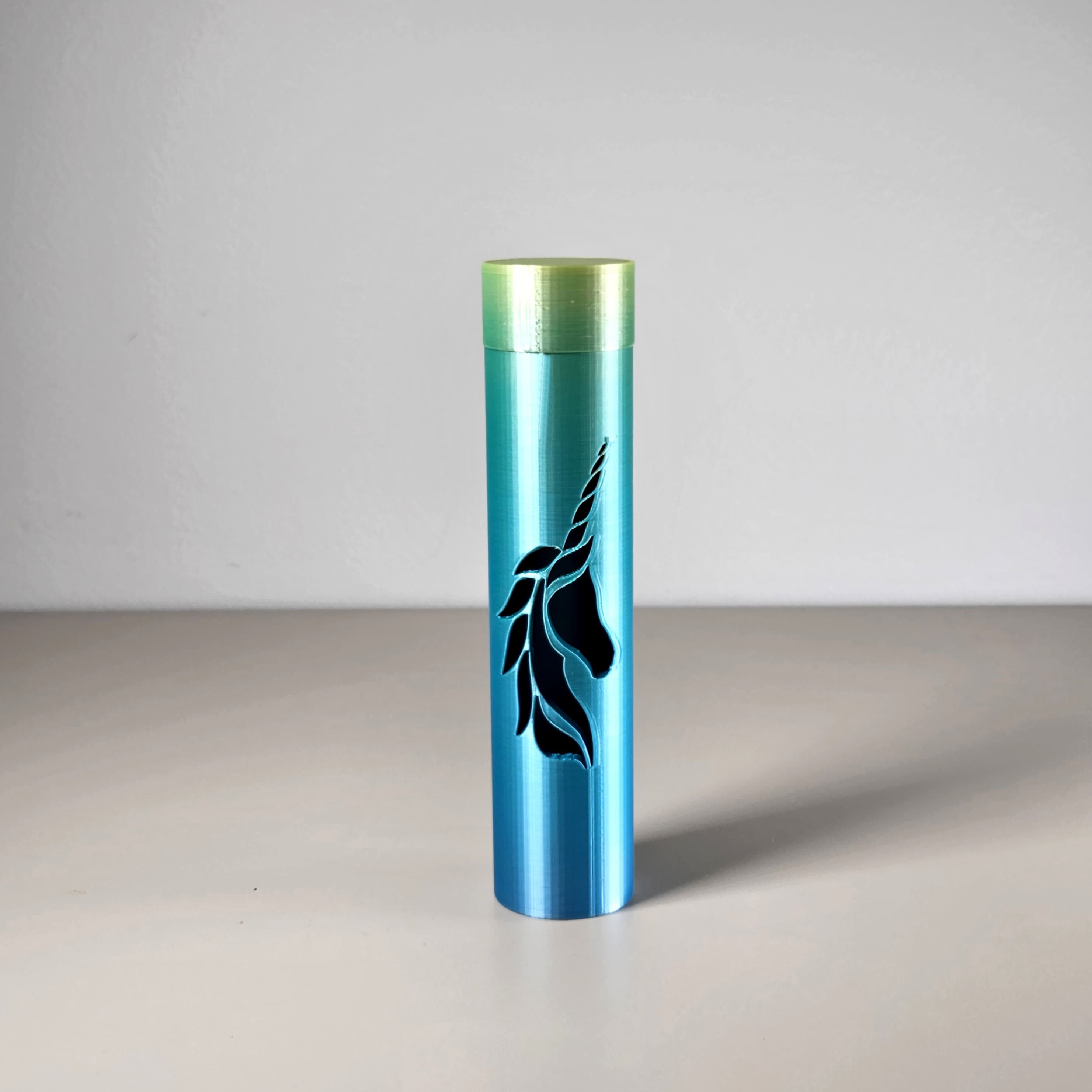 Unicorn Pencil Tube - easy print 3d model