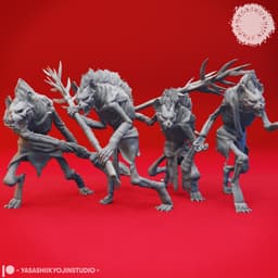 Witherling Pack - Tabletop Miniature (Pre-Supported) 3d model