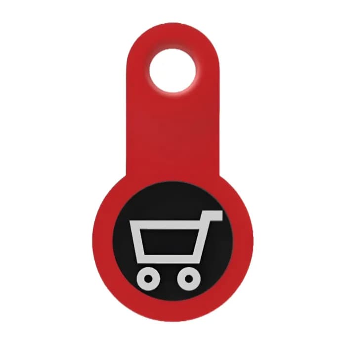 Shopping Cart Token STL File | US Quarter Size | Free Model 3d model