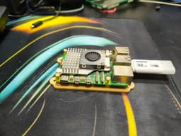 Raspberry Pi 5 chassis and fastner 3d model