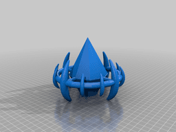 Starcraft pylon protoss meshfix -easy stand 2 versions 3d model