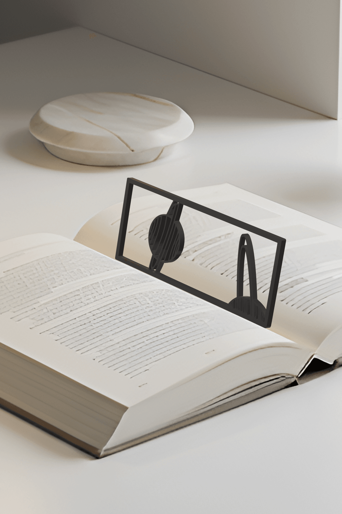 Planet Bookmark, Gift Idea 3d model