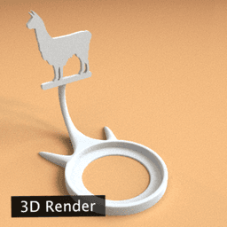 Anima Alpaca 3d model