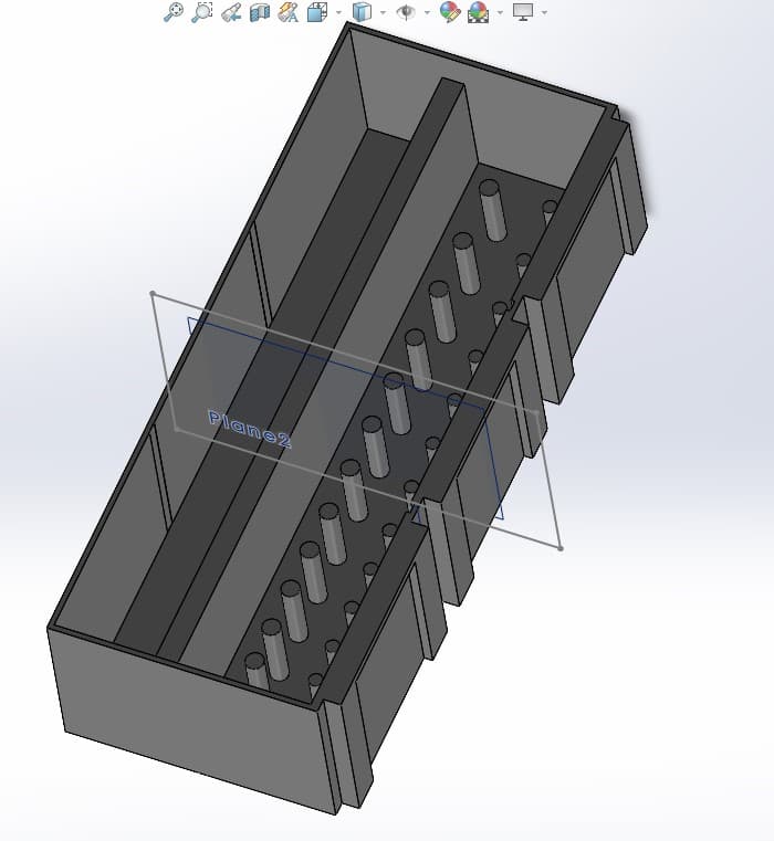 Milwaukee Packout 3-Drawer Socket and Racket 3d model