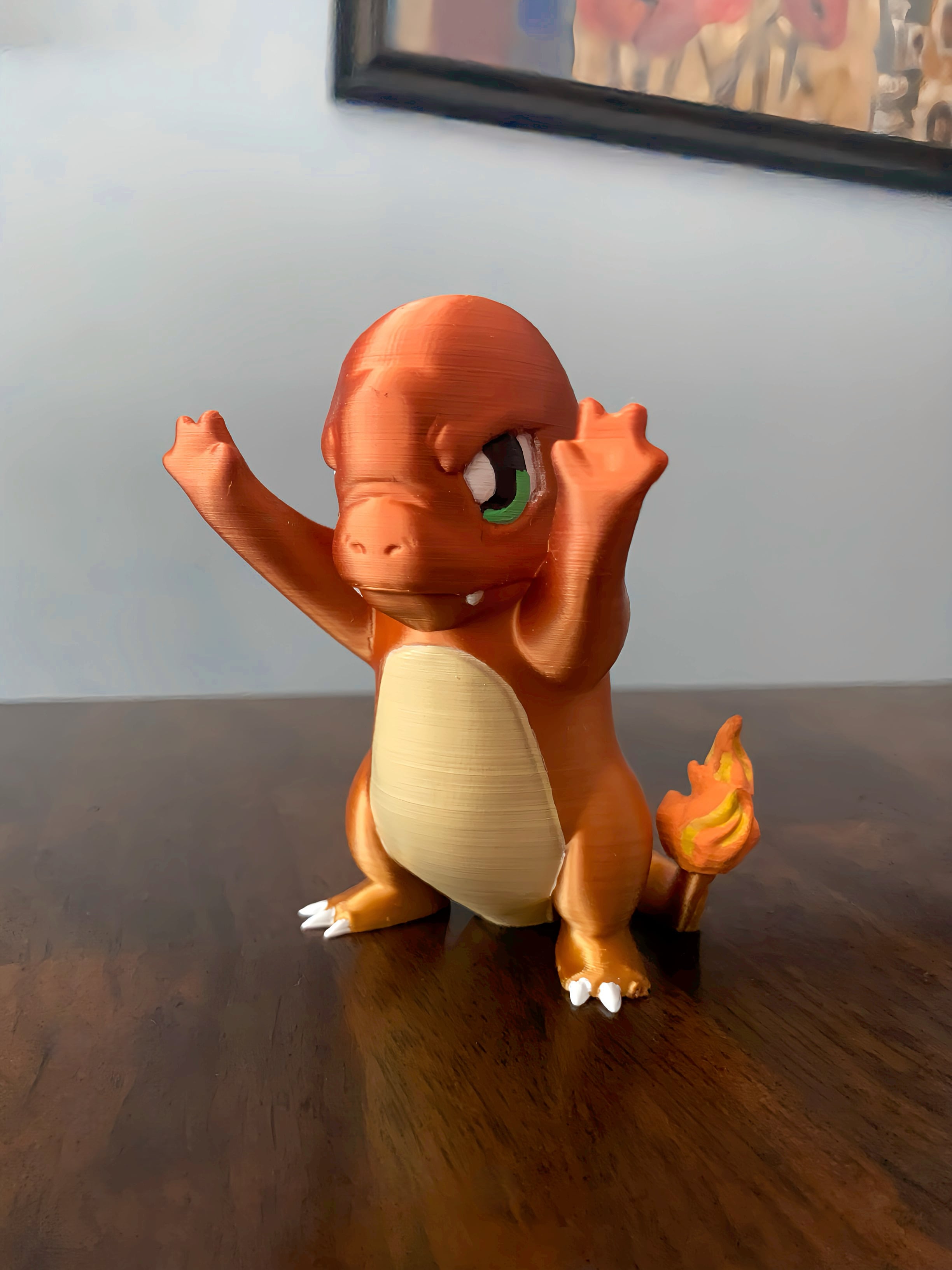 This guy was so fun to print and paint. I sized him down to 40% with zero issue. The file is fantastic. If I could make a request, please do squirtle 148/142 from the SV07 set! Thank you!