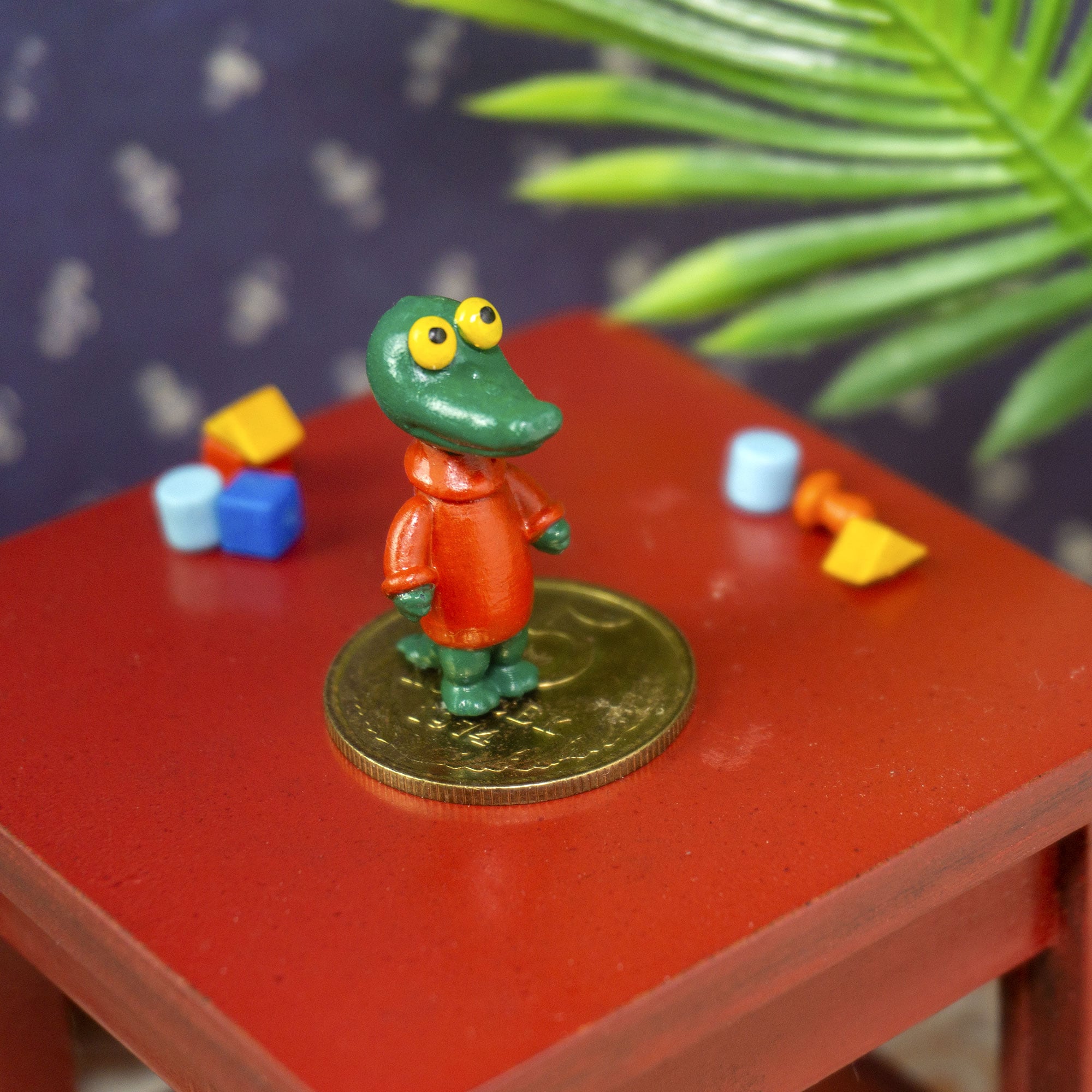 Crocodile Gena Vintage Toy 3d model