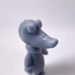 Crocodile Gena Vintage Toy 3d model