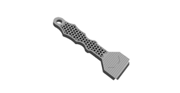 PRINT BED SCRAPER (ERGONOMIC, PRINTABLE BLADES) 3d model
