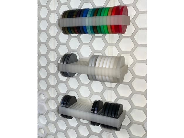 Poker Chip Filament Samples 3d model