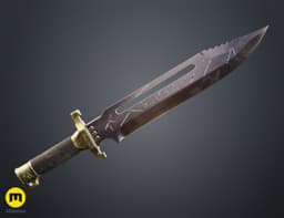 Combat Knife - Drogos Reclamation 3d model