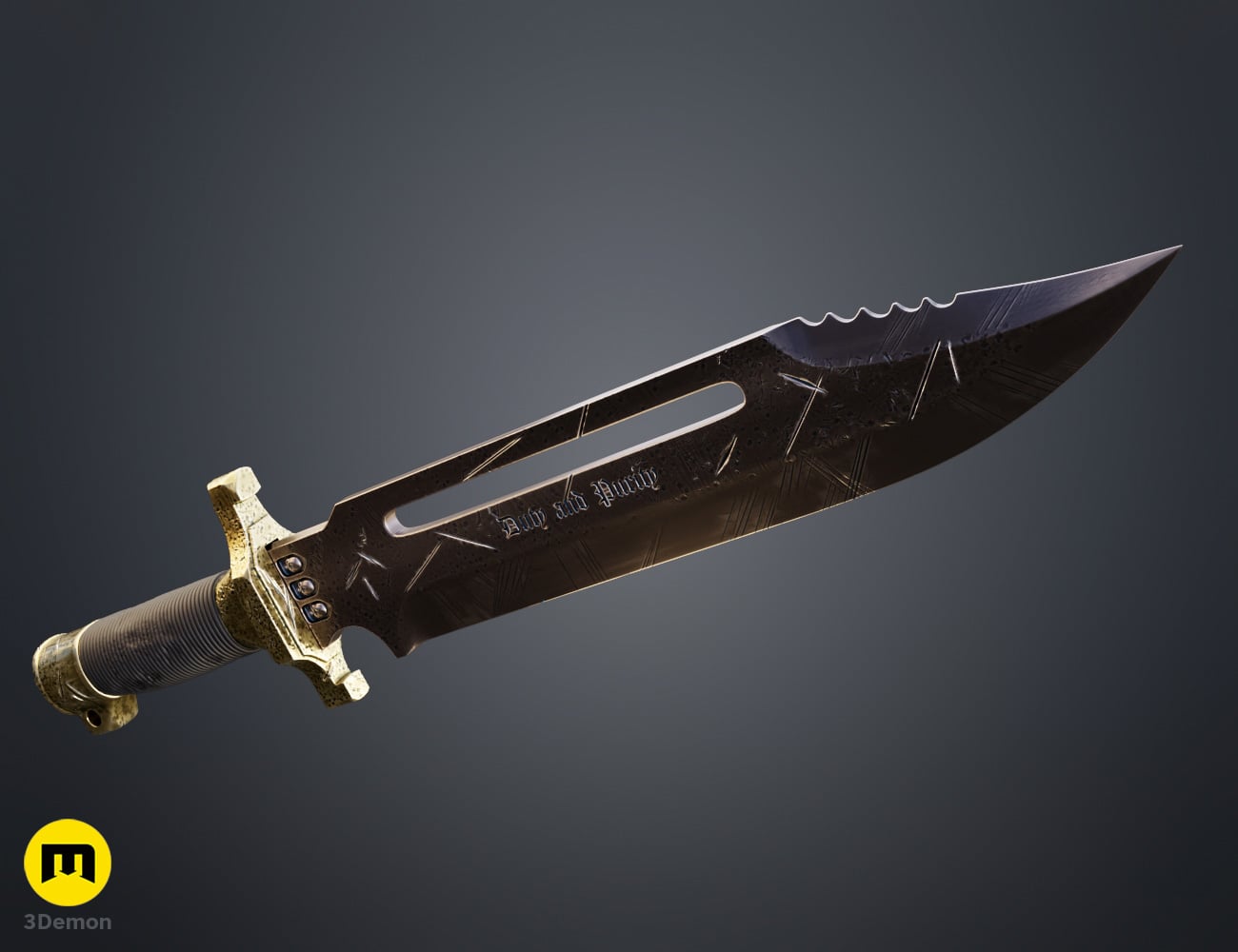 Combat Knife - Drogos Reclamation 3d model