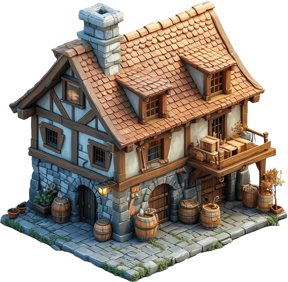 Medieval_Storehouse_WorkShop3D 3d model