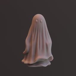 Ghost With Lantern 3d model