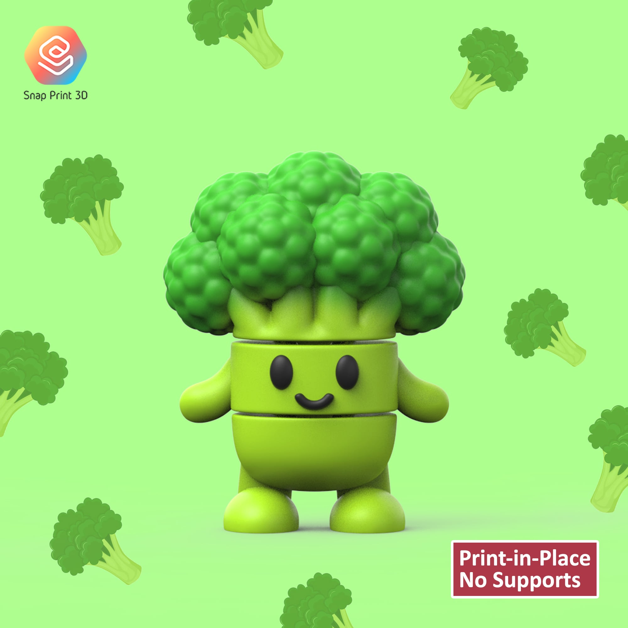 Flexi Broccoli 3d model
