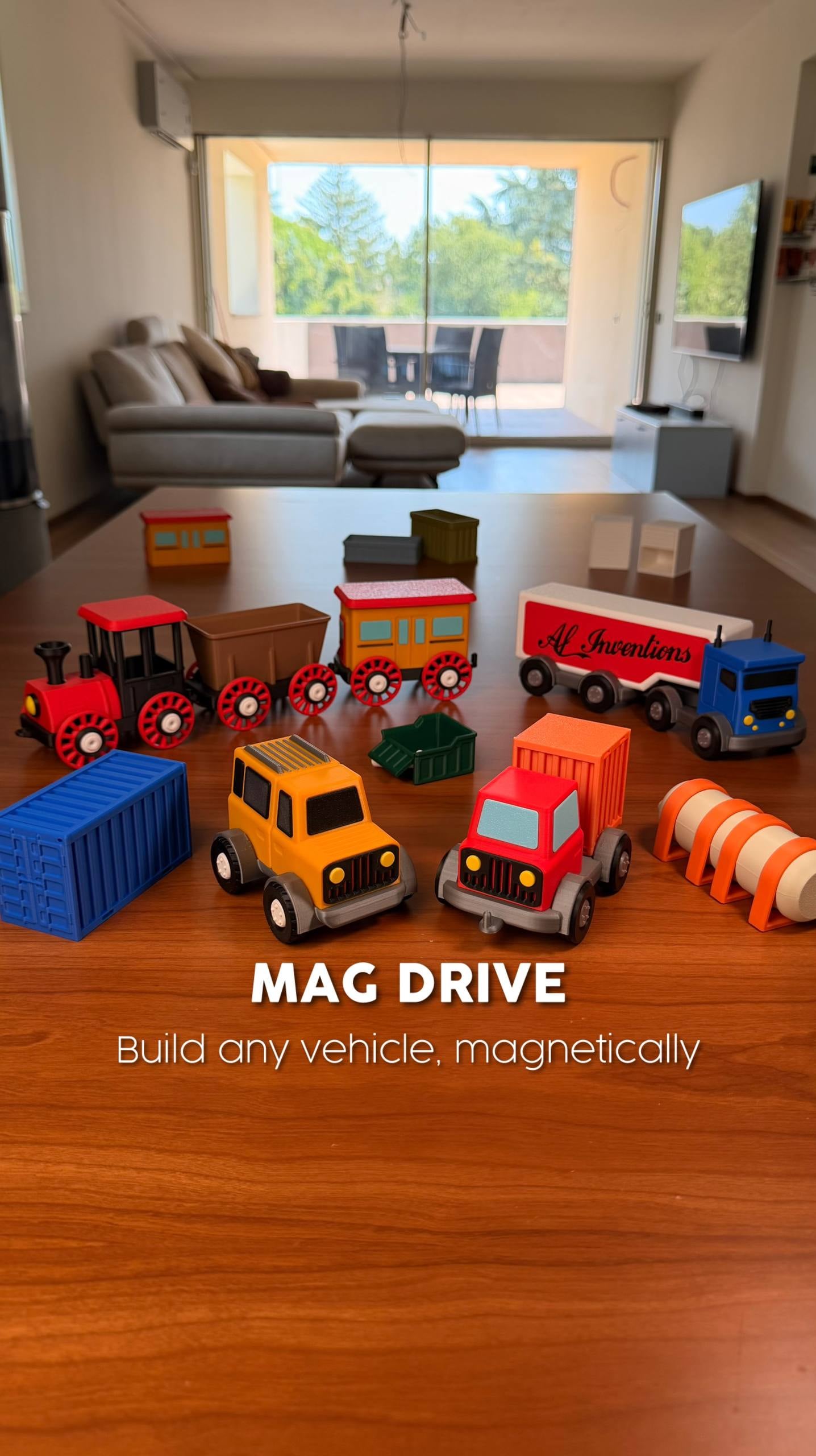 MAG DRIVE | BUILD ANY VEHICLE, MAGNETICALLY 3d model