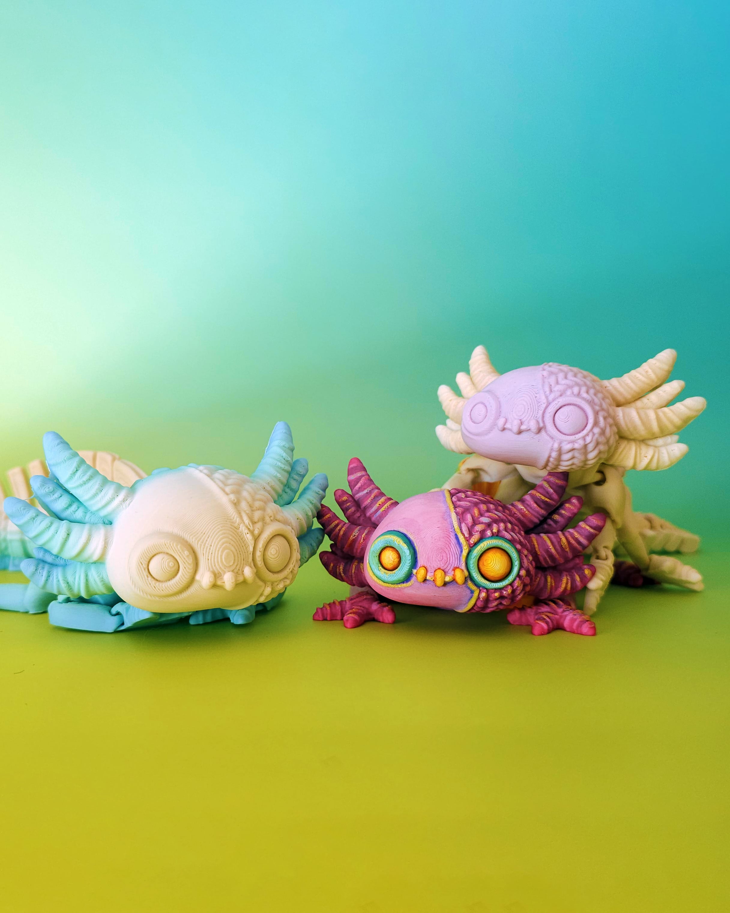 Stuffed Axolotl 3d model