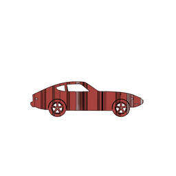 240z 3D Car Flip Art Desk Display 3d model