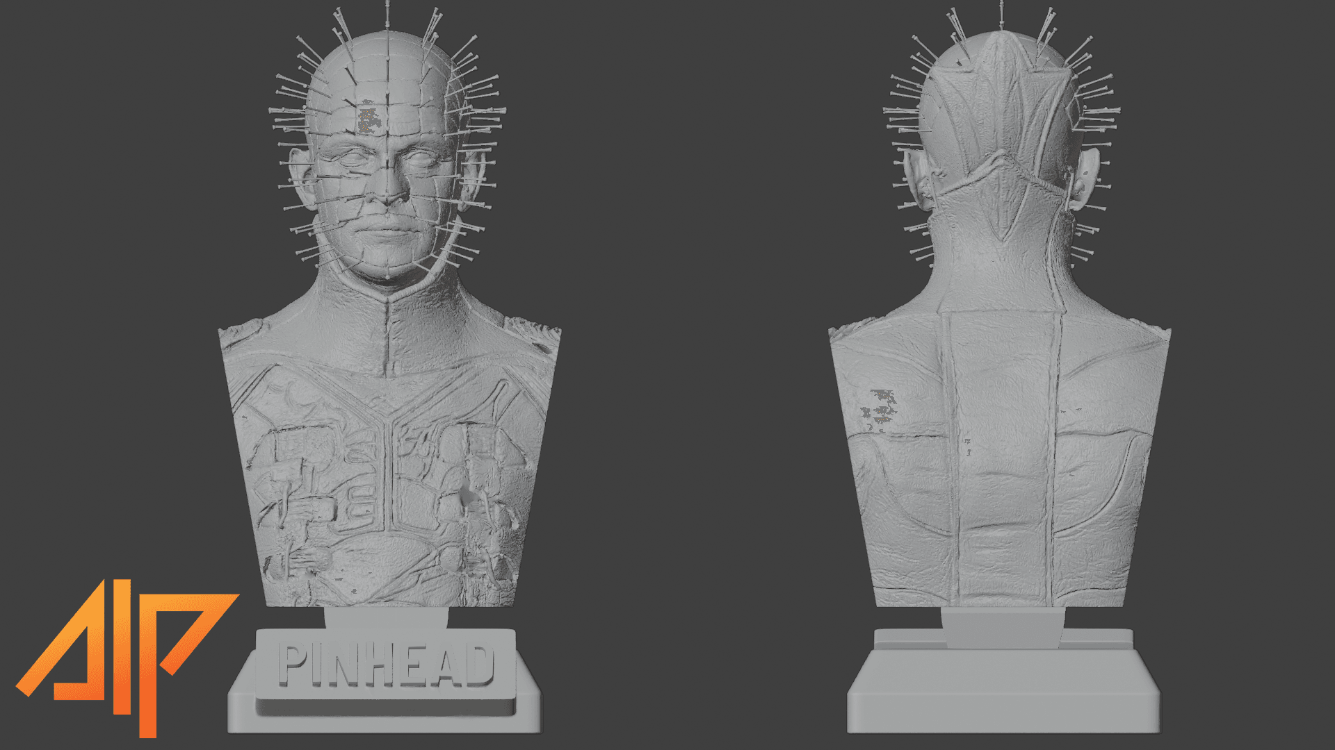 PINHEAD ULTRA-DETAILED PRE-SUPPORTED BUST 3D MODEL 3d model