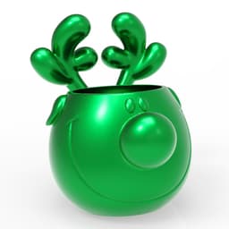 DEER PLANTER POT 3d model