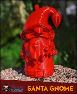 Santa Gnome Ornament 3d model