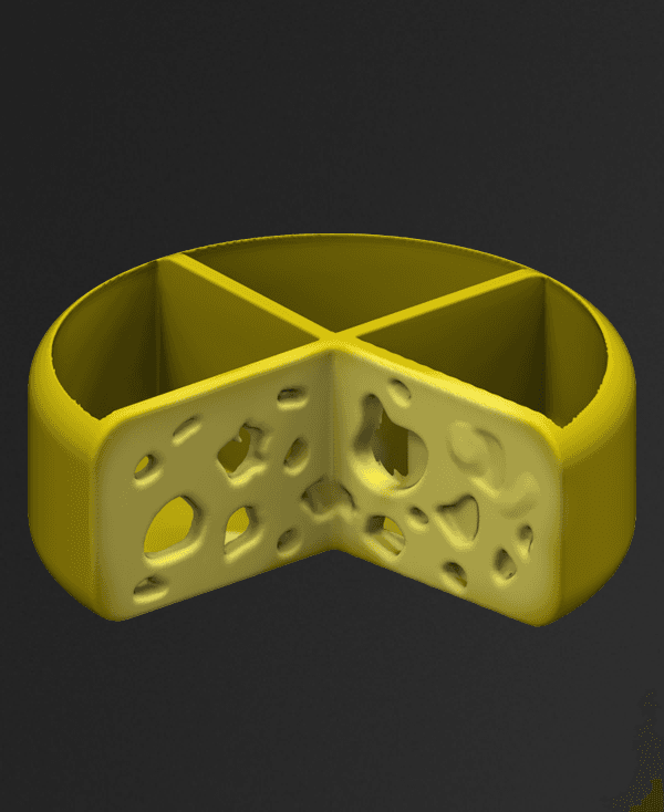 The Big Cheese - Desk Organiser 3d model