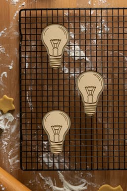 Lightbulb Cookie Cutter, Biscuit Cutter 3d model