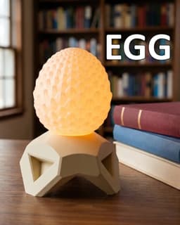 Dragon Egg Lamp 3d model
