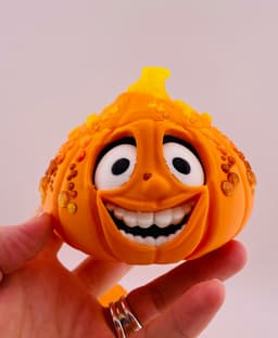 Decorative Pumpkin -Smiley 3d model