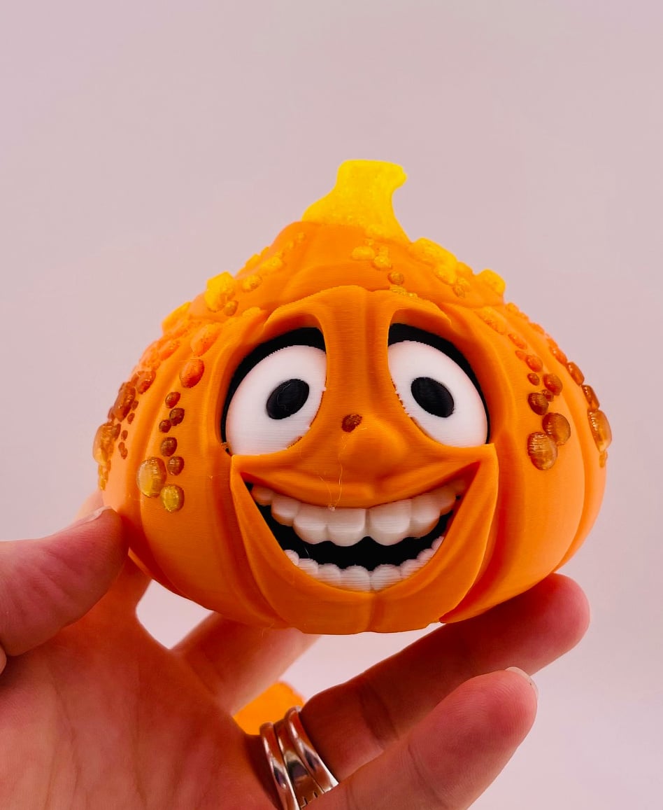 Decorative Pumpkin -Smiley 3d model