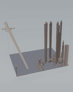 Arya Stark's Sword Needle - Game of Thrones 3d model