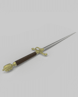 Arya Stark's Sword Needle - Game of Thrones 3d model