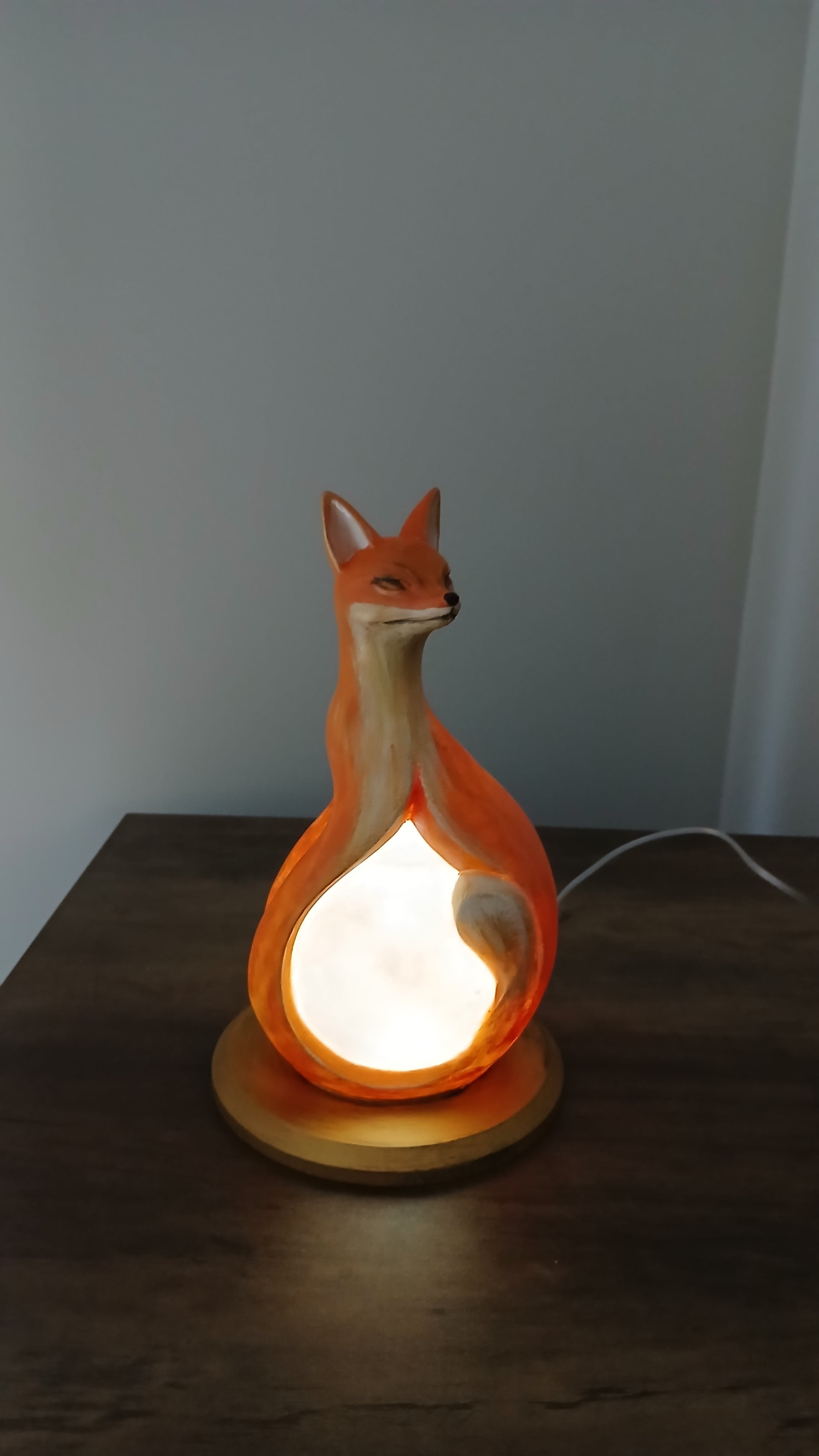 Stylized Fox Lamp 3d model